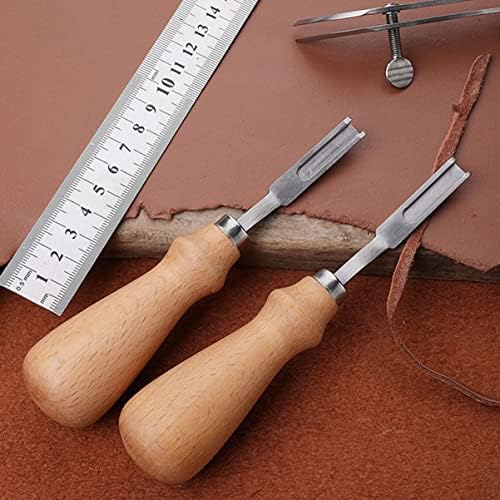 Coheali Skiver Leather Tool Shovel Art Craft Skiver Studio Estúdio de Skiving Skiver Skiver Leather Com para cortar