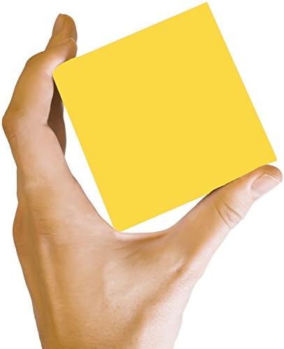 250 Tampa de 65 lb de Golden Amarelo Brilhante | Papel de Cartão - 4 x 4 Tamanho quadrado de cartão