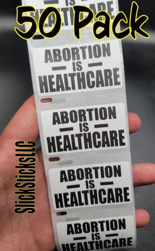 50pcs aborto são adesivos de saúde