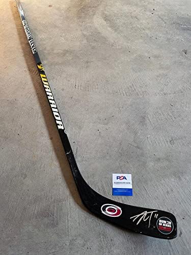 Jordan Staal Carolina Hurricanes assinou o hóquei autografado com PSA COA - Sticks NHL autografados