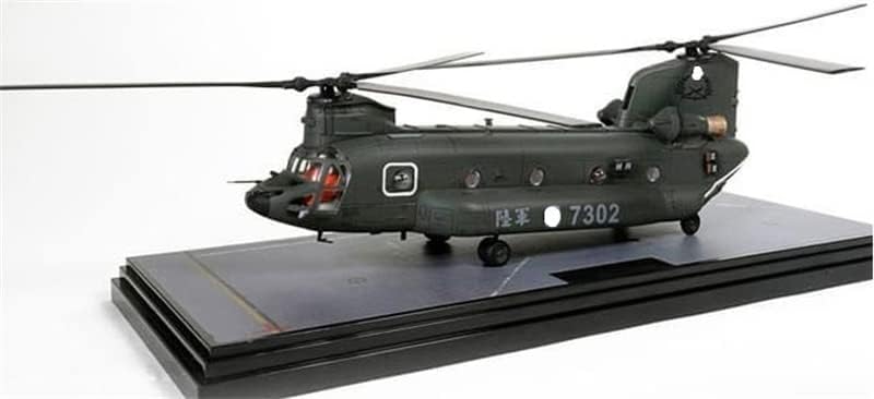Para FOV Taiwan CH-47SD Chinook Twin Rotor Médio Transporte Helicóptero 7302 1/72 Aeronave Diecast Modelo pré-construído