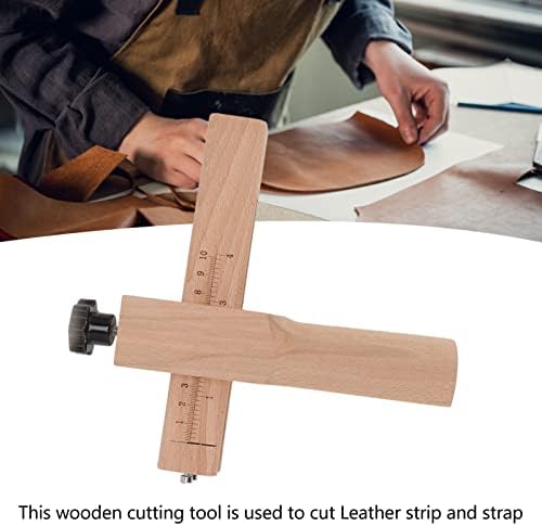 Cortador de cinta de couro oukens, ferramenta de corte de mão DIY cortador de couro cortador de couro cortador