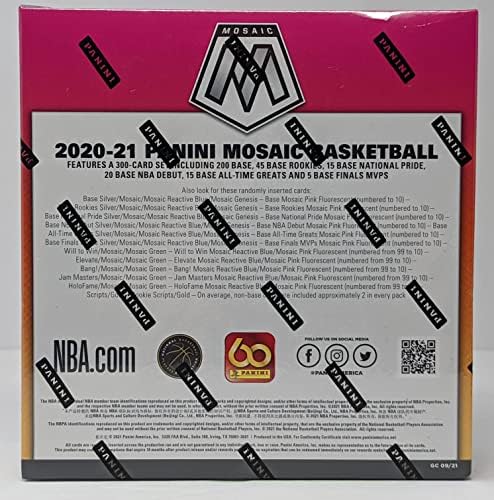 2020-21 Panini Mosaic NBA Basketball Mega Box