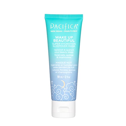 Pacifica Beauty, Acorde Belo Máscara facial durante a noite, hidratante, ácido hialurônico, vitamina
