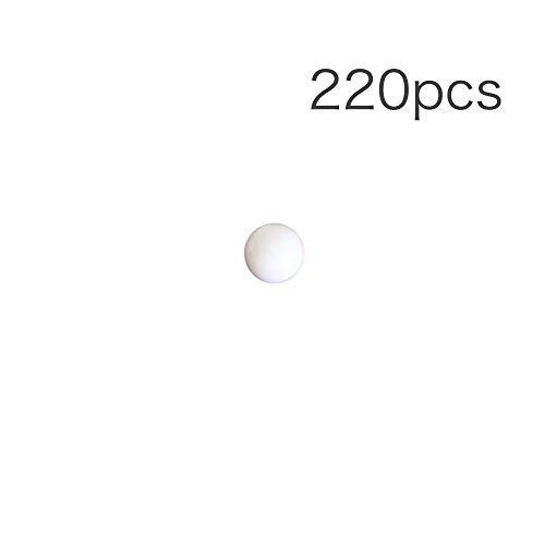 3/4 '' 220pcs Delrin Poloximetileno Bolas de plástico sólido