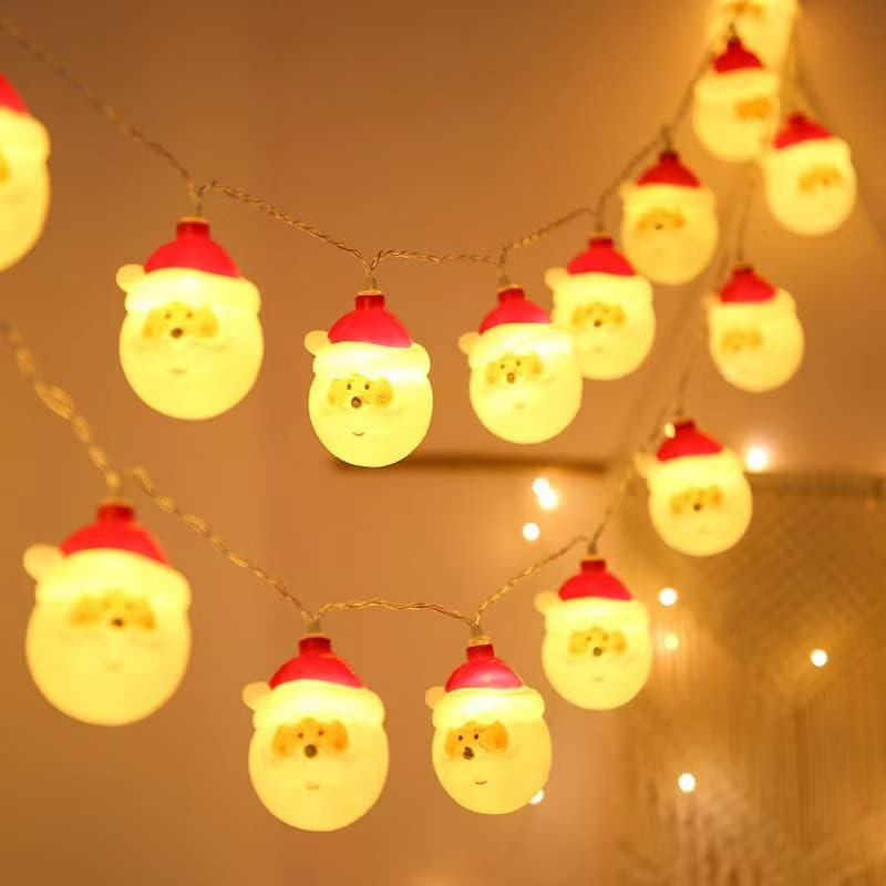 Luzes de fadas de Natal LED Bateria/Usb Luzes de corda operada