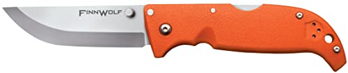 Aço frio Finn Wolf Blaze Orange / 7-7 / 8 Geral / 3,5 Blade / 3mm de espessura / aus8a aço / bolha embalado