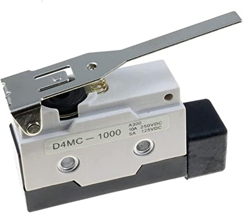 Interruptor limite alavanca longa Micro limite interruptor SPDT 250VAC 10A D4MC-1000