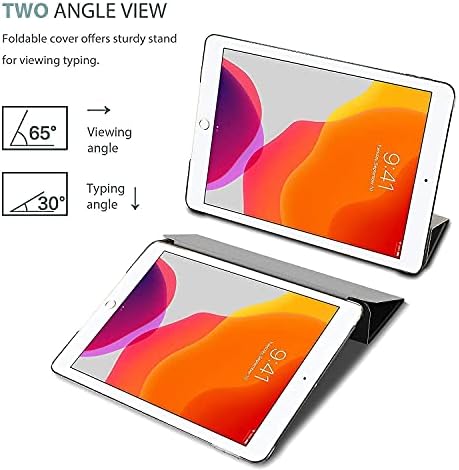 Procase iPad 10.2 9ª 7ª geração 2021 Pacote de estojo hard stand stand com 2 pacote iPad 10.2