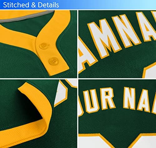 Jersey de beisebol personalizada costura