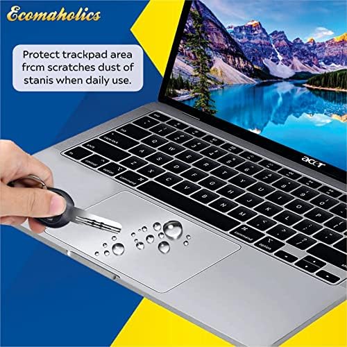 Protetor de trackpad ecomaholics para laptop HP 17-by4025nr 17,3 polegadas laptop touch touch touch com