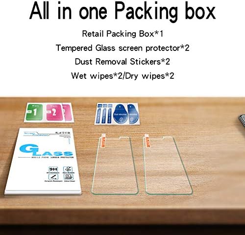 Katin [2-Pack] Para LG Aristo 3, LG Tribute Empire Protector de tela de vidro temperado sem