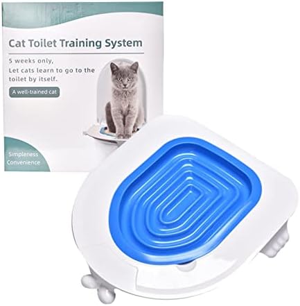 Treinamento de vaso sanitário de gato agachando o anel do vaso sanitário assento de vaso sanitário de