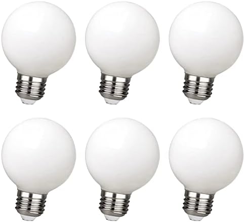 Lâmpadas de Globo LED G19/G60, lâmpada de filamento de LED de 5,5W, 4000K branco neutro, luzes