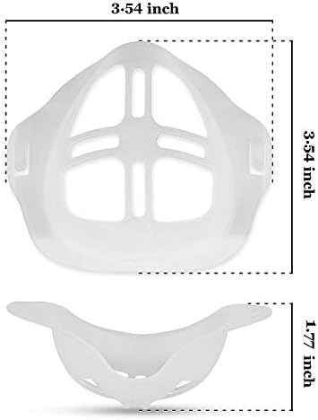 Estrutura de suporte à respiração 3D, suporte interno de silicone, suporte interno de rosto respirável