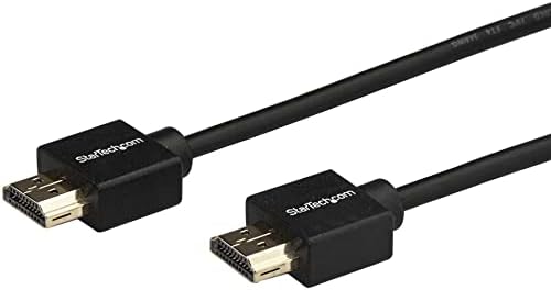 Startech.com Cabo HDMI 2.0 de 6,6ft, cabo HDMI de alta velocidade premium 4K 60Hz, cabo HDMI Ultra
