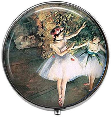 Ballerina de Degas - Ballerina Art Photo Pill Box - Charm Pill Caixa - Caixa de doces de vidro