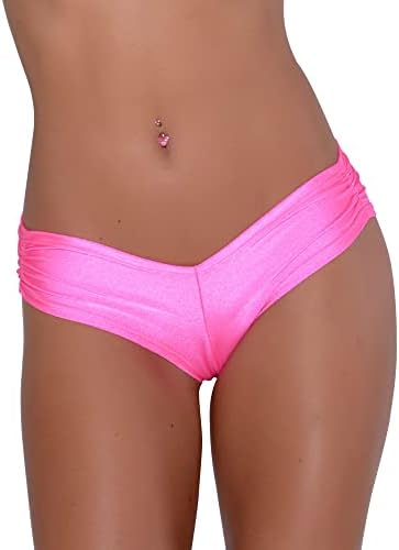 Sassy Assy Neon Pink Scrunchie Booty Shorts