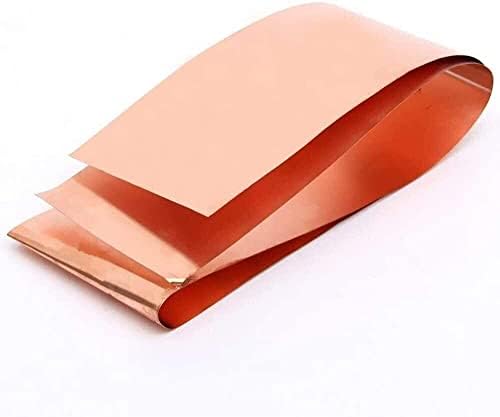 Folha de cobre Yuesfz 99,9% folha de metal de cobre CU Folha de metal para artesanato aeroespacial Placa
