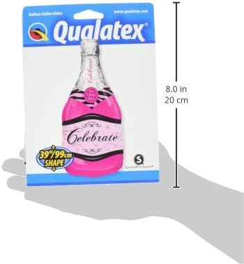 Qualatex 15844 celebrar vinho espumante rosa, 39 , multicolorido