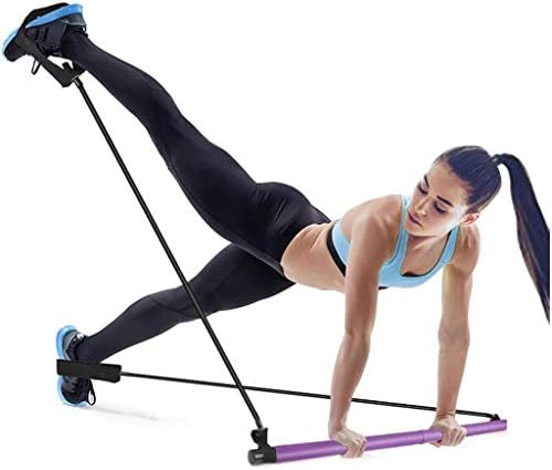 Pilates Stick Fitness Bar Yoga Equiped Home Use multifuncional puxar corda elástica de corda esticada fita