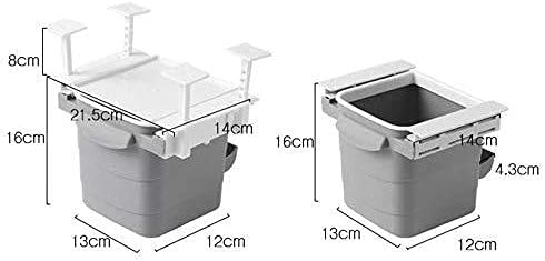 WXXGY lixo de recipiente de lixo pode lixo de lixo cesto de lixo de lixo para casa de cozinha lixo de banheira/white-2/12x13x16cm