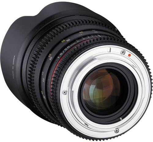 Rokinon Cine DS 50mm T1.5 como se UMC Full Frame Cine lente para Nikon