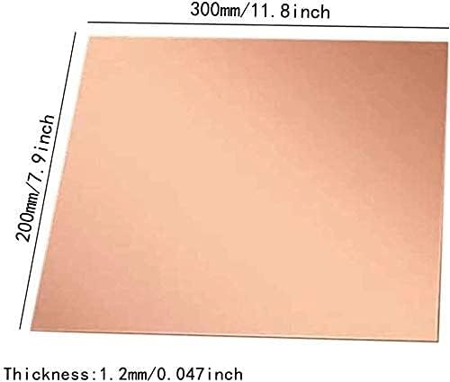 Placa de cobre roxa de folha de cobre Yuesfz 3 tamanhos diferentes para, artesanato, bricolage,