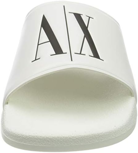 A | X Armani Exchange Men's Icon Logo Pool Slide Sandal