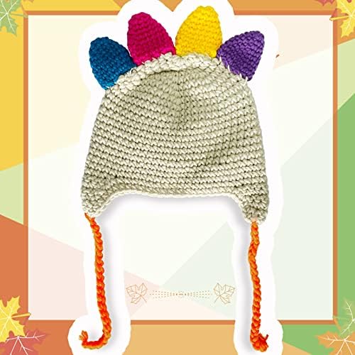 Ação de Graças, chapéu de peru bebês criança bico chapéu de captura fofa desenho animado animal de inverno