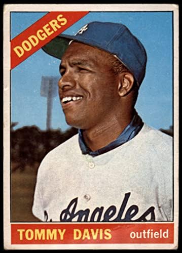 1966 Topps 75 Tommy Davis Los Angeles Dodgers Dean's Cards 2 - Good Dodgers