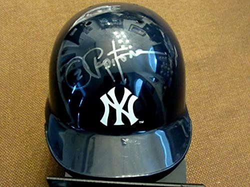 Joe Pepitone 1962-69 New York Yankees assinou o Mini Capacete Auto Riddell JSA - Mini capacetes MLB autografados