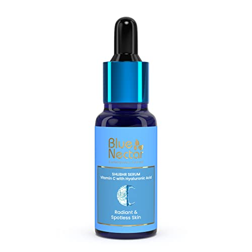 Néctar azul Ayurvédico Vitamina C soro para a correção do ponto escuro e pele brilhante | Serum de ácido