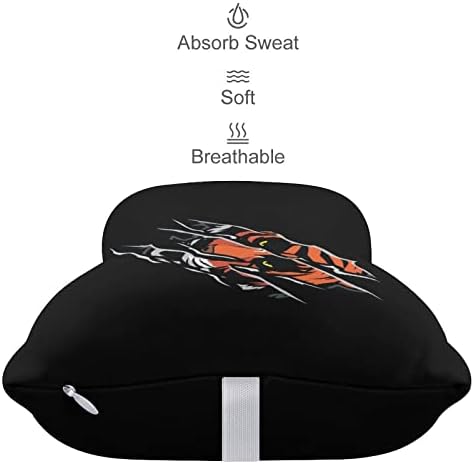 Garra de tigre Mark Car pescoço de travesseiro de 2 poço confortável suporta apoio de cabeça de pill