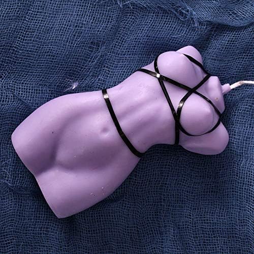 Nicole 3D Silicone Mold Woman Body Candle Mold para Soy Wax Gesso de gesso