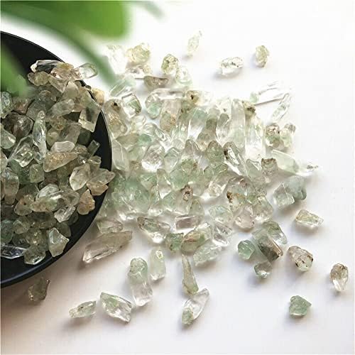 Fopure Beautiful 100g Natural Green Phantom Crystal Quartz Gemstone Amospimen Naturais Pedras e minerais naturais