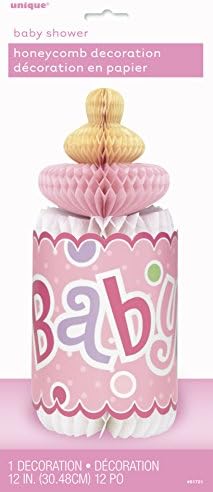 Decoração exclusiva de fanfarrão com garrafas de bebê, 12 , pontos rosa