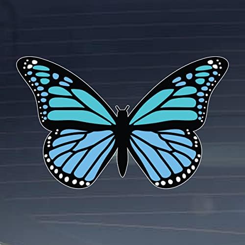 Avento de caneca de leite Butterfly Monarch Butterfly de 3 polegadas Decalque de vinil colorido