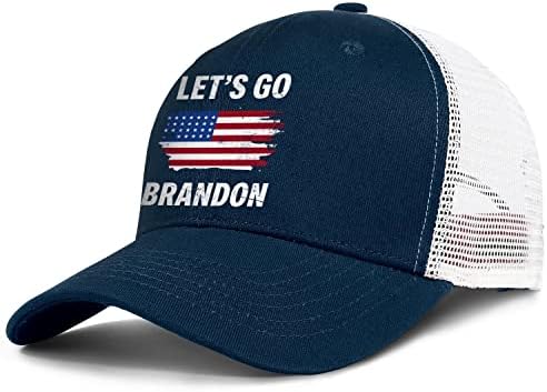 Chapéus de beisebol de Brandon para homens Mesh Mesh Beach Sun Cap Snapback Ajustável
