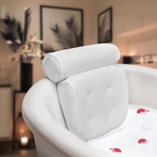 Travesseiro de banheira Essort, abrangente de banho de ar de ar 3D de spa, luxo confortável e confortável