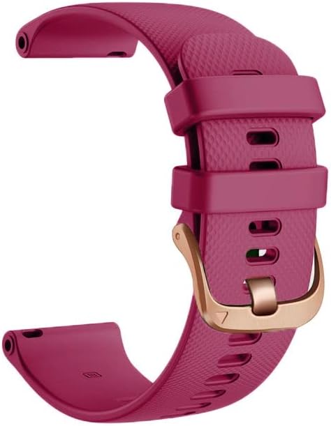 NYCR 18 20 22mm Smart Watch tiras oficiais para Garmin Venu 2 Silicone Pulsent Belt para Garmin