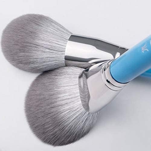 Escova de maquiagem pincel de maquiagem-azul-céu 13 pcs pincéis de maquiagem de fibra super macia define