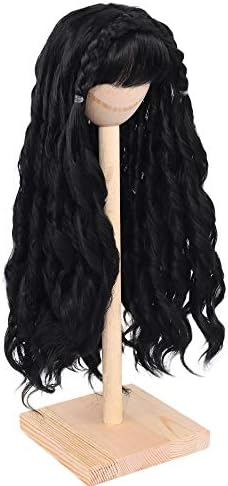 MUZIWIG 1/3SD DOLL BJD PERTURA DE CABELO ALTO TERMATUAL, Long Long Winky Curly Fiber Synthetic Hair