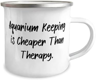 Presentes engraçados de manutenção de aquário, a manutenção do aquário é mais barata que a terapia, uma caneca