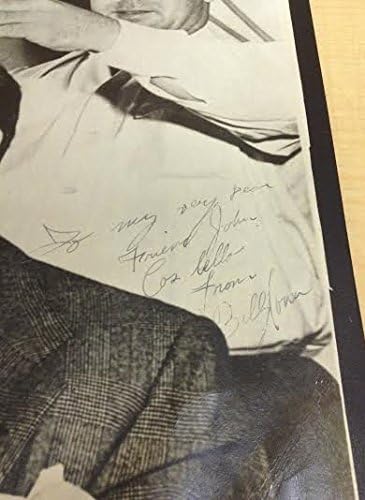 Billy Conn assinou uma fotografia de 11 x 14 polegadas com inscrição