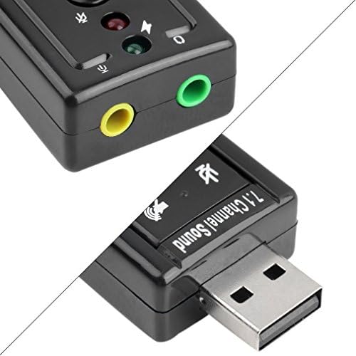 MXTECHNIC USB 2.0 a 3D Virtual 7.1 Channel Audio Sound Card Adaptador