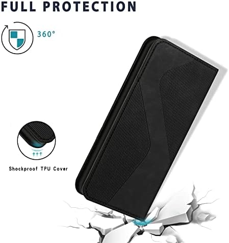 Caso Zonnavi para a caixa da carteira Samsung Galaxy S20 Plus com suporte para cartão, caixa de couro PU