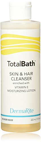 Dermarita Totalbath Skin and Hair Cleanser - 7,5 oz - Shampoo de corpo inteiro e loção para lavar o corpo - enriquecida