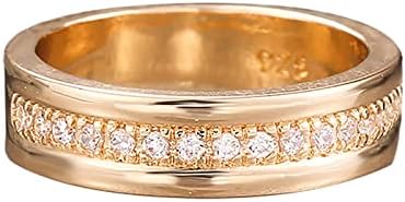 Anéis para mulheres 2023 Presentes de aniversário Stromestone anel de jóias Mulheres Silvergold Wedding