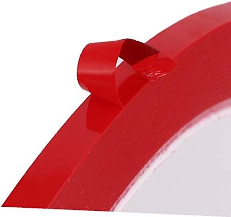 X-dree 4mm x 66m Tool Tool PVC Isolamento elétrico Aviso de piso Tap Red (4mm x 66m Herramienta de Marco pvc